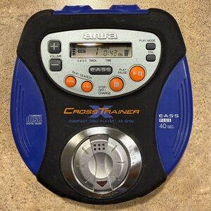 Vintage AIWA Cross Trainer XP-SP90 Personal Portable CD Player - Tested